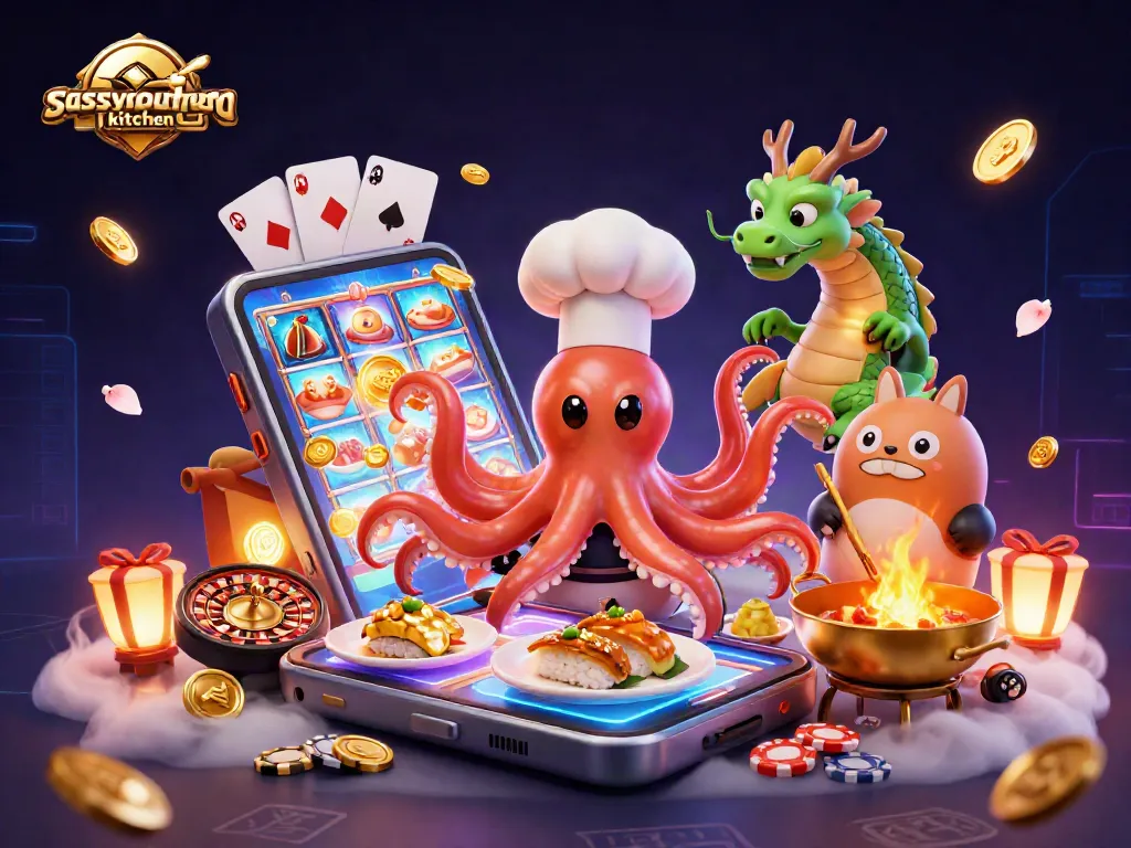 Experience vibrant gaming action at sissyssouthernkitchen with detailed 3D casino scenes featuring playful characters.
